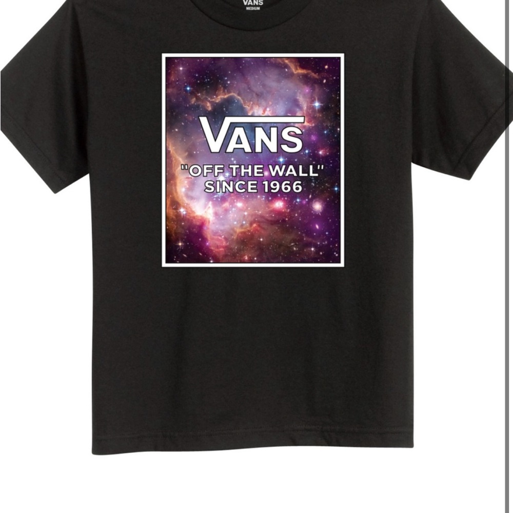 Vans Black Kids T-Shirt